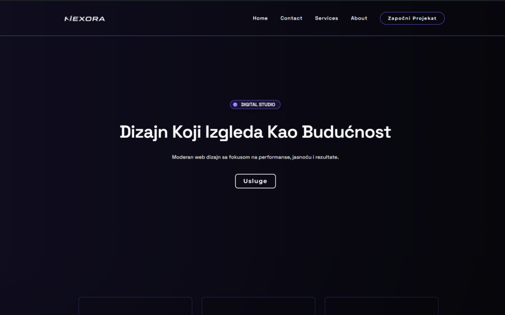 alt="Primer modernog web sajta dizajniranog u WordPressu"